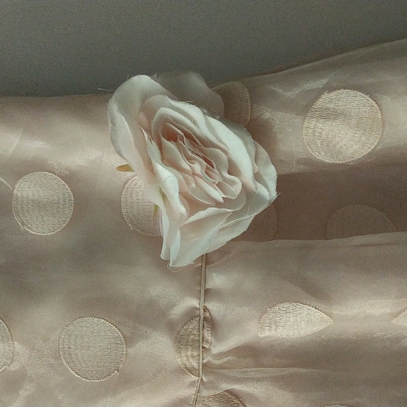 Bonnie Jean Size 16 Pink Polka Dot Dress - Picture 2 of 4